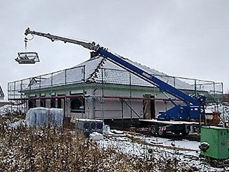 Neubau eines Einfamilienhauses