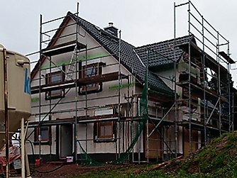Neubau eines Einfamilienhauses