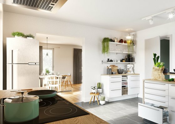 Großer Wohn-Essbereich