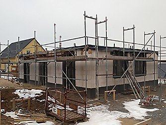 Neubau eines Einfamilienhauses